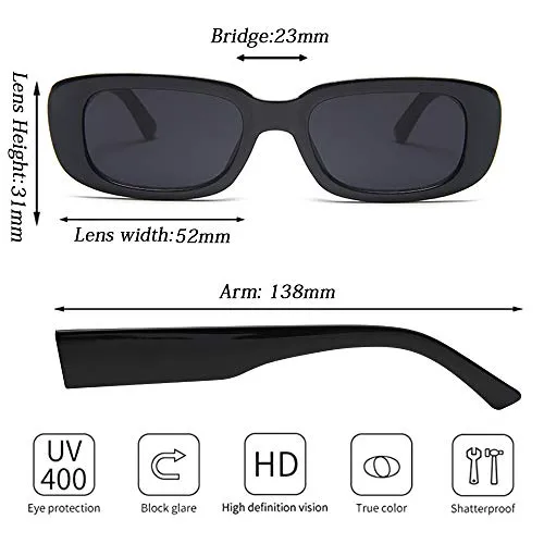 4 Pieces Vintage Style Sunglasses