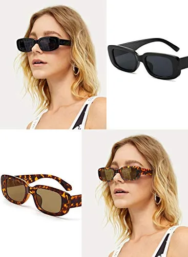 4 Pieces Vintage Style Sunglasses