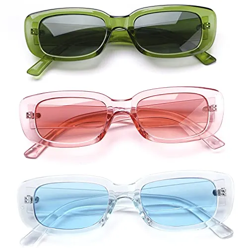 4 Pieces Vintage Style Sunglasses