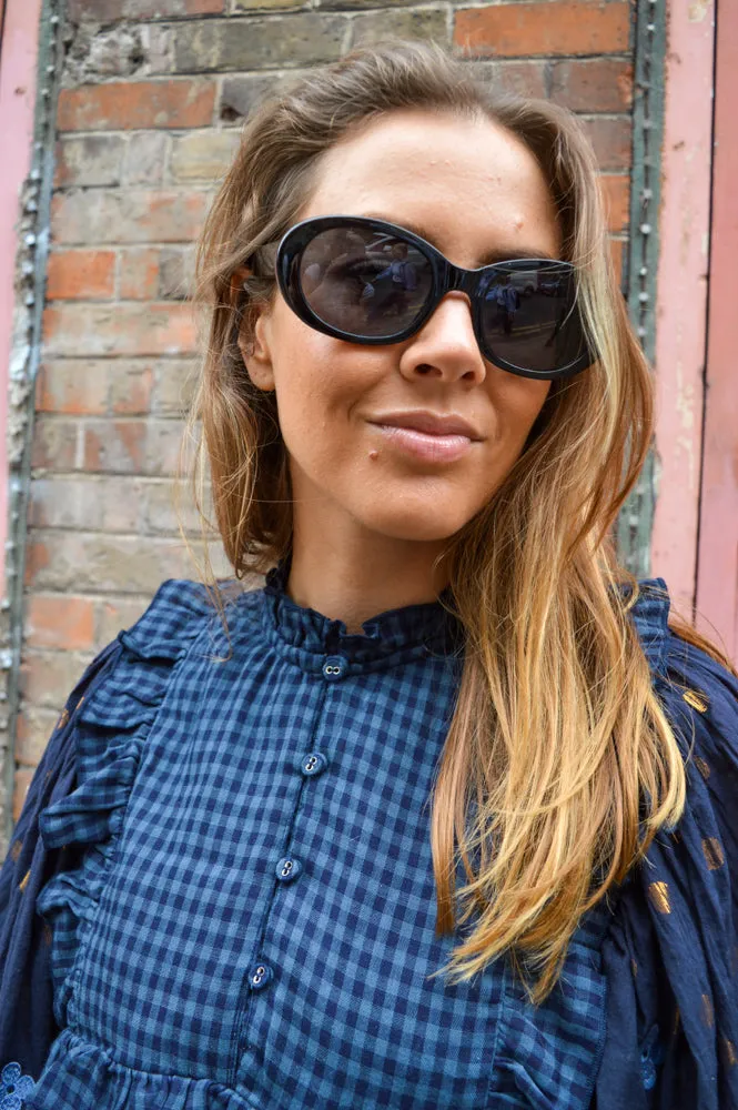 A Kjaerbede Anma Black Sunglasses