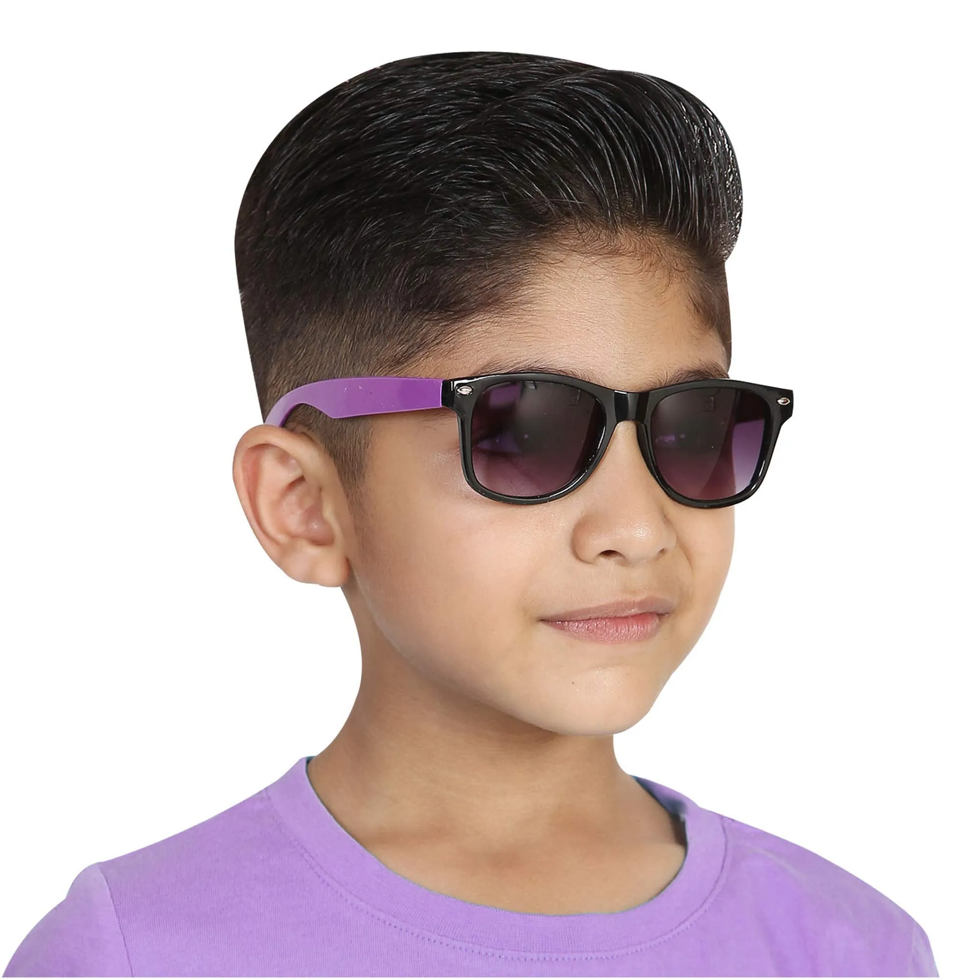 Amour UV Protected Combo for Kids 3 to 8 Years Sunglasses - Pack of 2 Pink Black