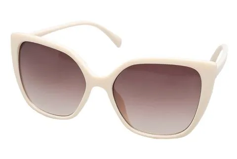 Baddie Cream Cat Eye Sunglasses