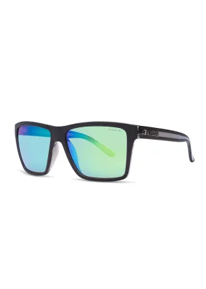 Bazza - Mirror Matt Black Sunglasses