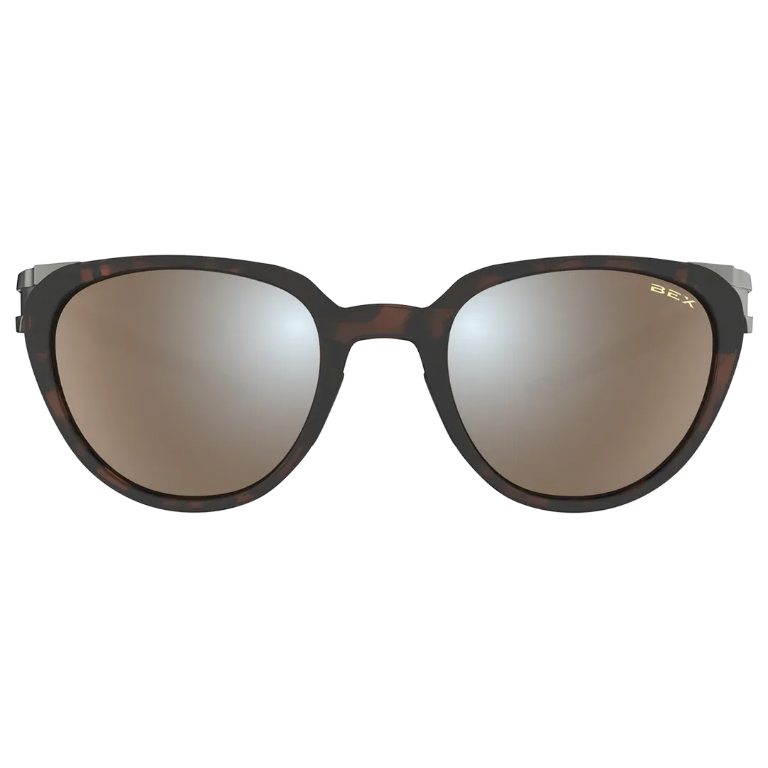 BEX Lind Tortoise Brown/Brown/Silver Sunglasses - S119TBBS