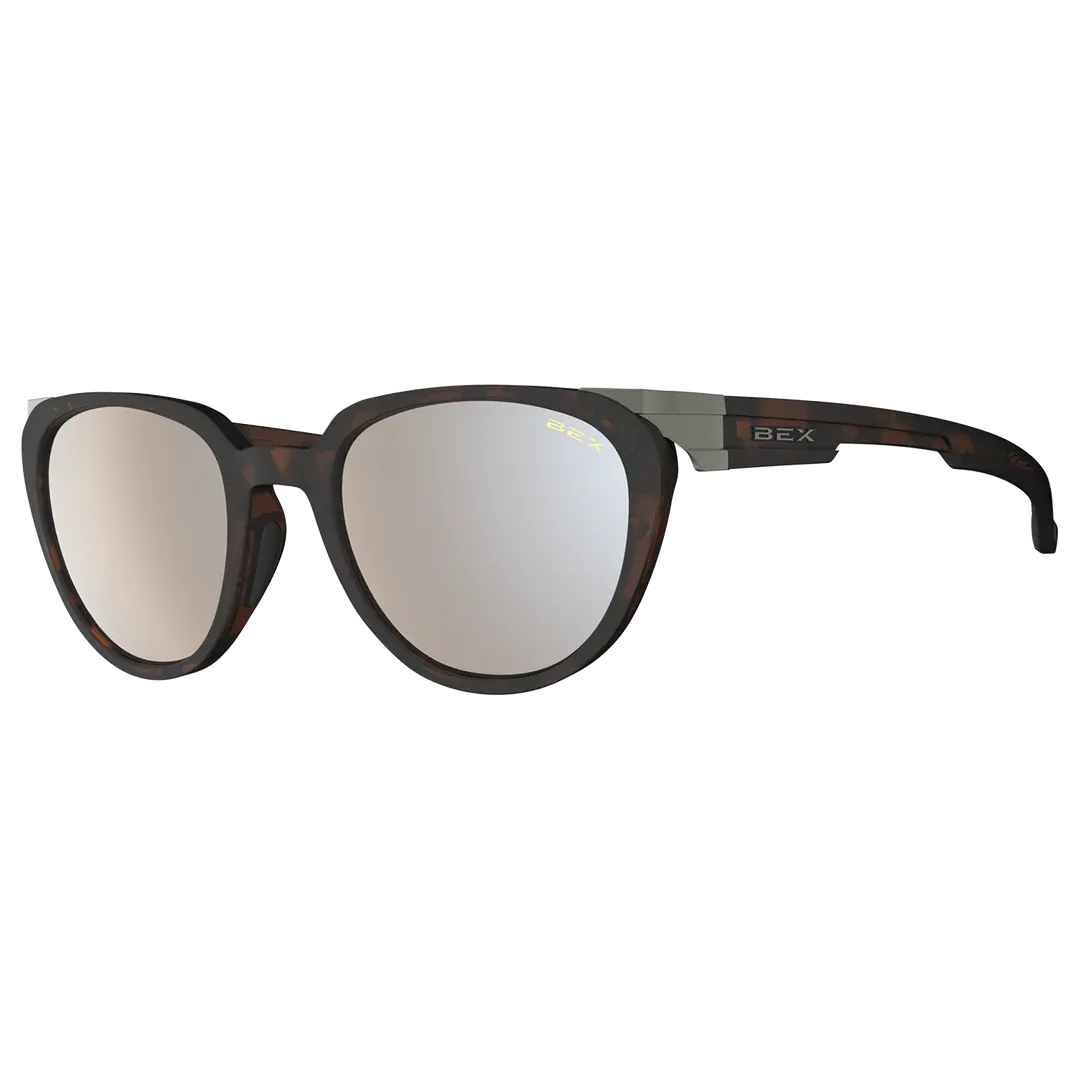 BEX Lind Tortoise Brown/Brown/Silver Sunglasses - S119TBBS