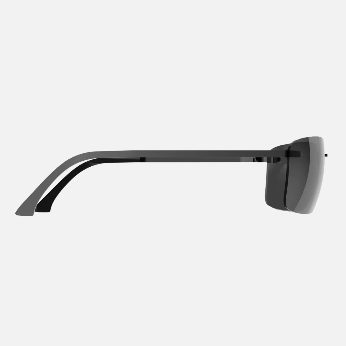 BEX Sunglasses Legolas- Black/Grey with Silver Flash