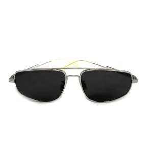 Bottega Veneta BV 2022 Pilot Metal Sunglasses Silver 1125S