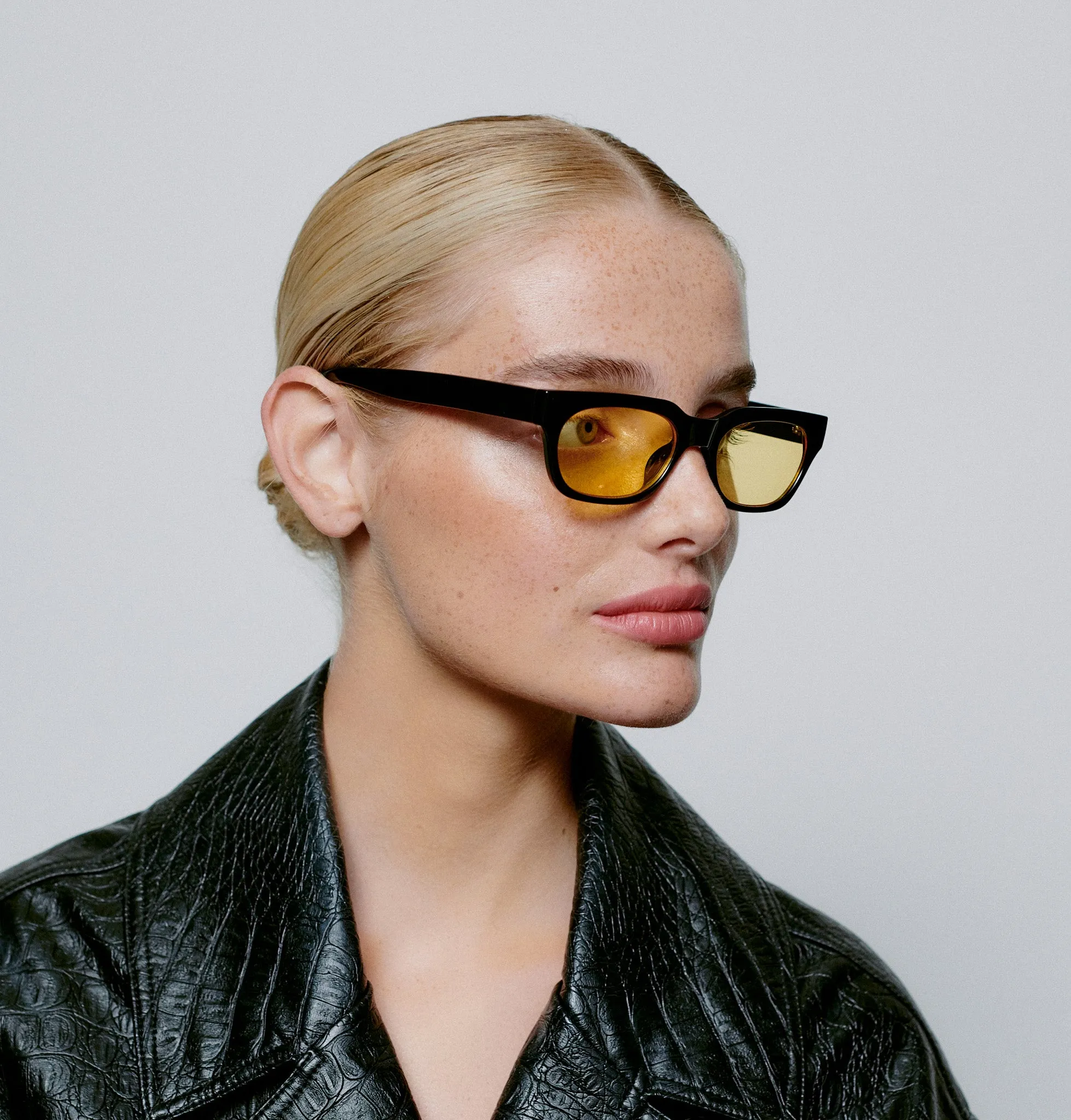 Bror Sunglasses - Black / Yellow