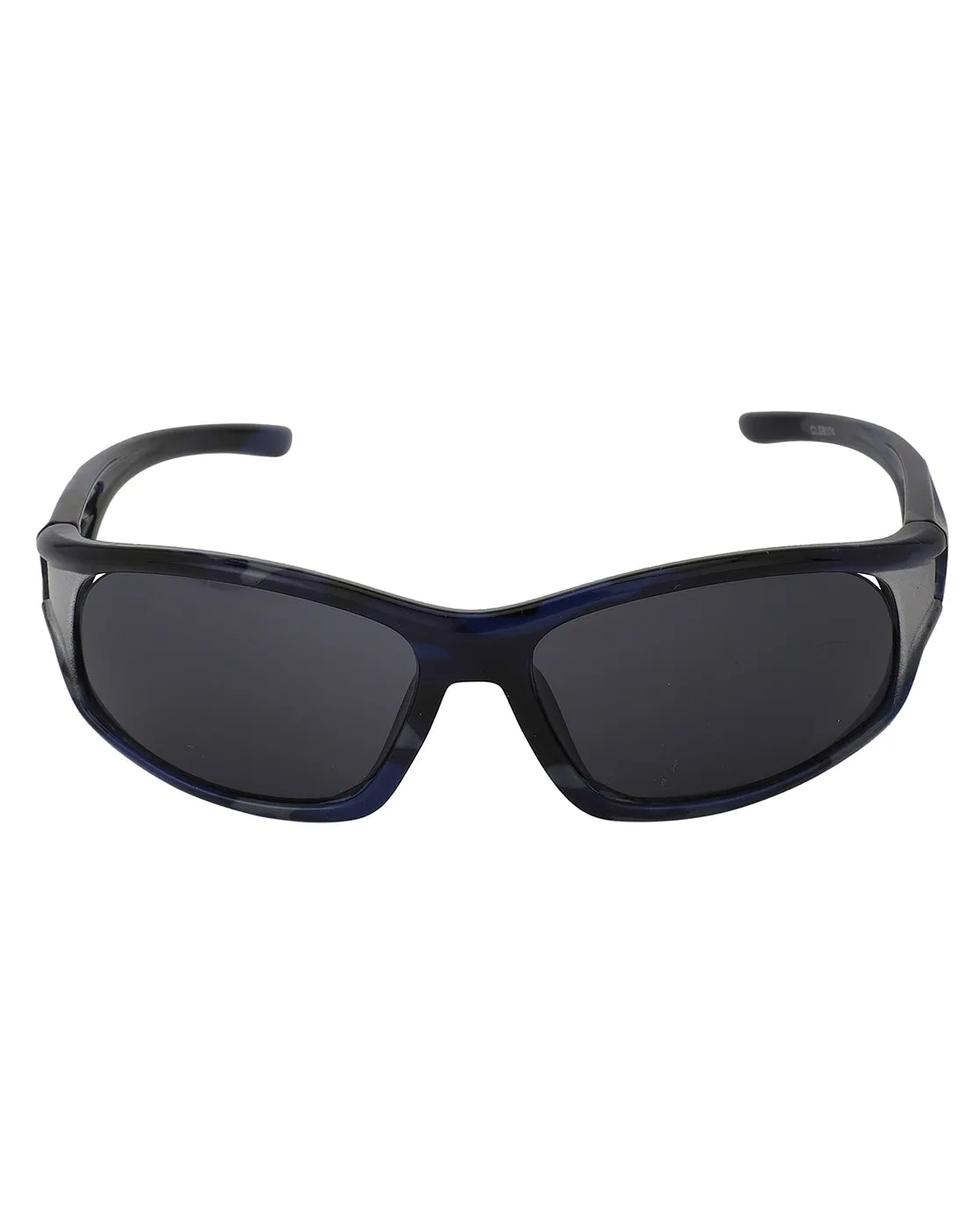 Carlton London Black Lens & Blue Sports Sunglasses For Boy