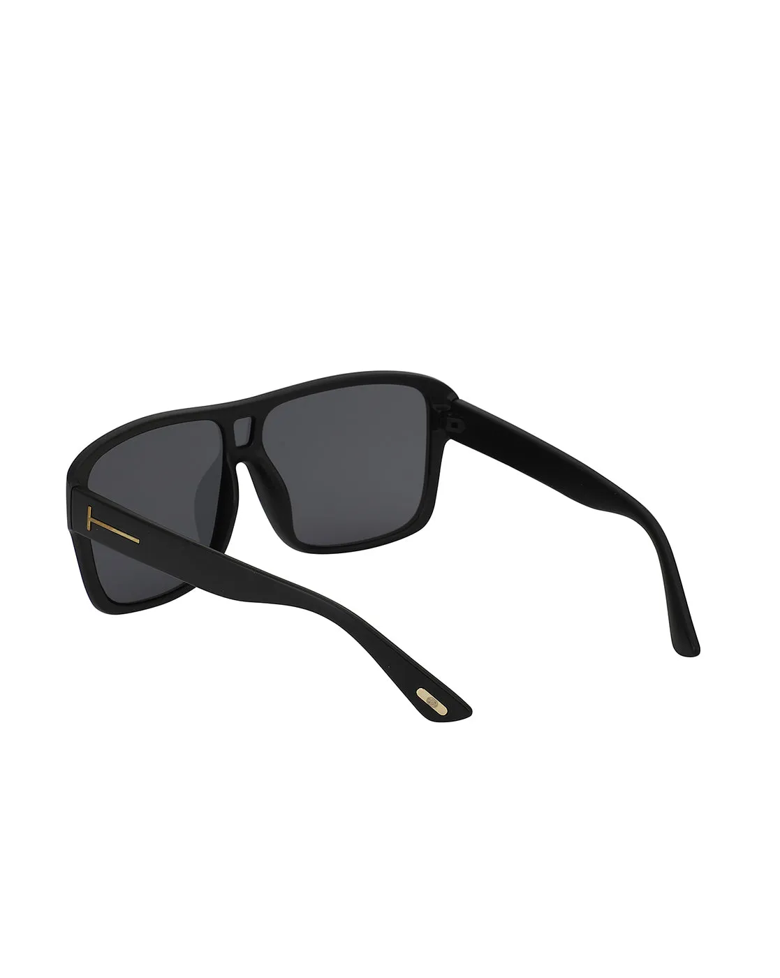 Carlton London Grey Lens & Black Shield Sunglasses For Women