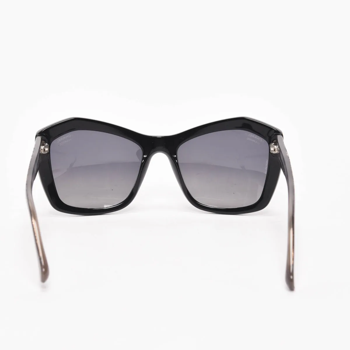 Chanel Black Lace Detail Sunglasses