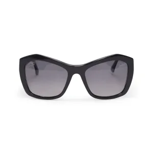 Chanel Black Lace Detail Sunglasses