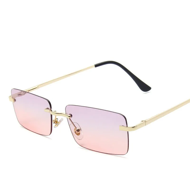 Chic Shade Rimless Sunglasses