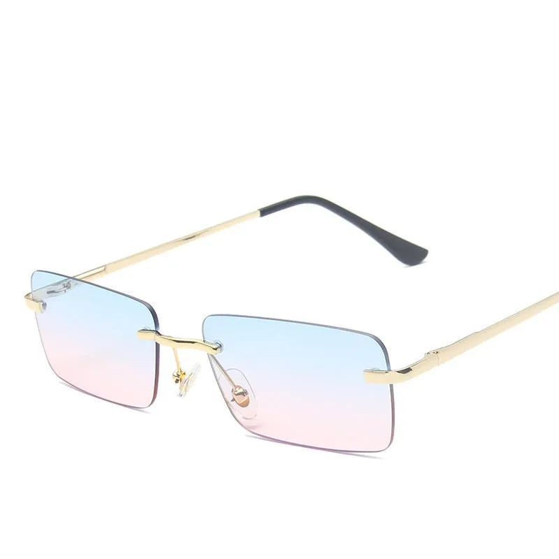 Chic Shade Rimless Sunglasses