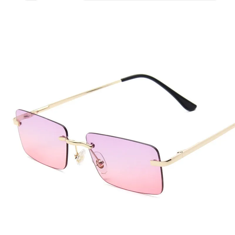 Chic Shade Rimless Sunglasses