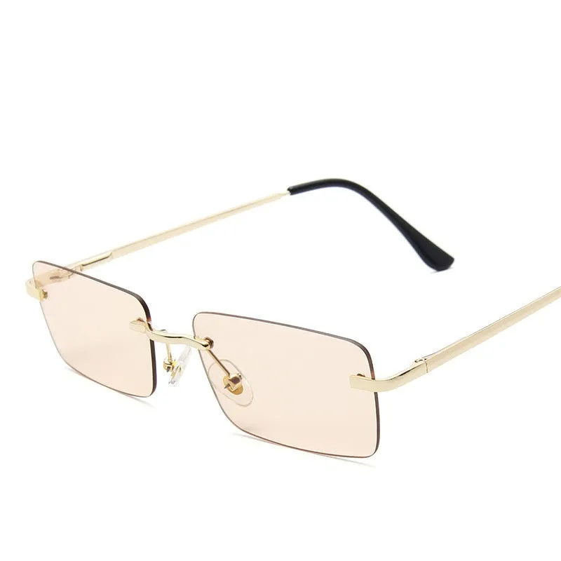 Chic Shade Rimless Sunglasses