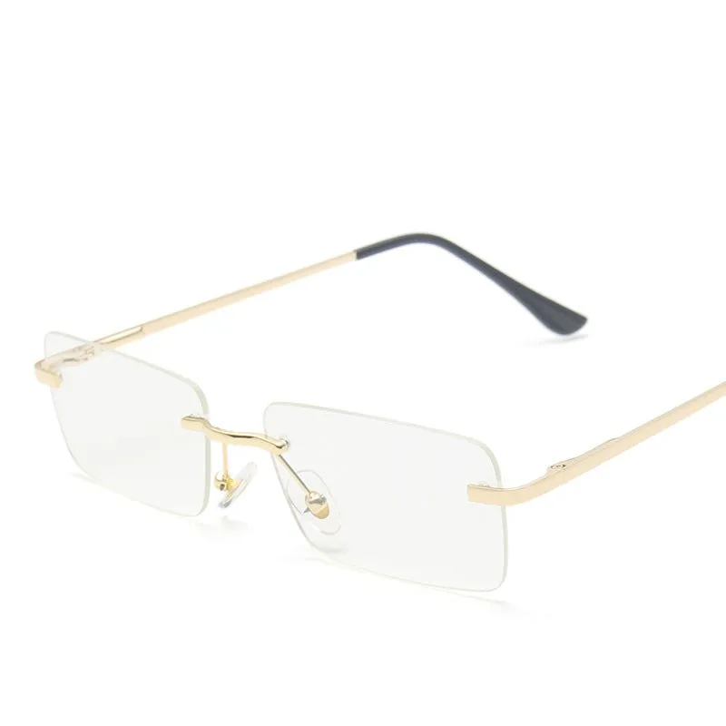 Chic Shade Rimless Sunglasses