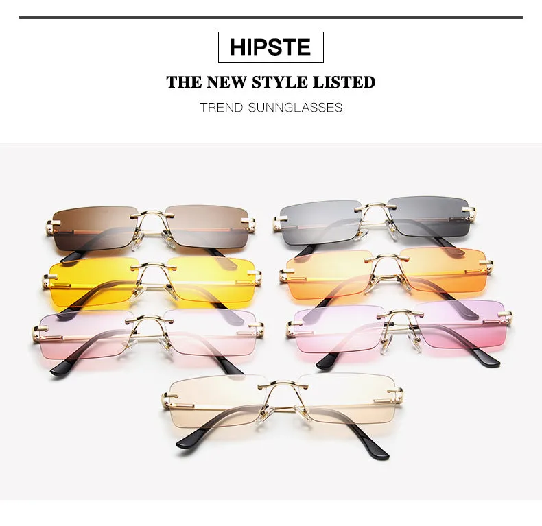 Chic Shade Rimless Sunglasses