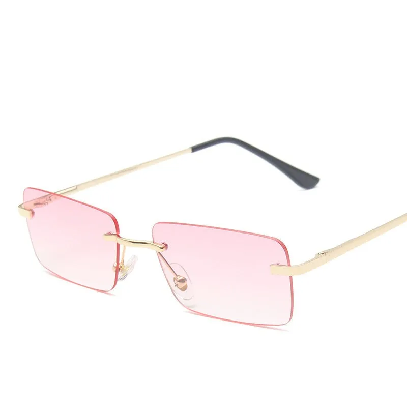 Chic Shade Rimless Sunglasses