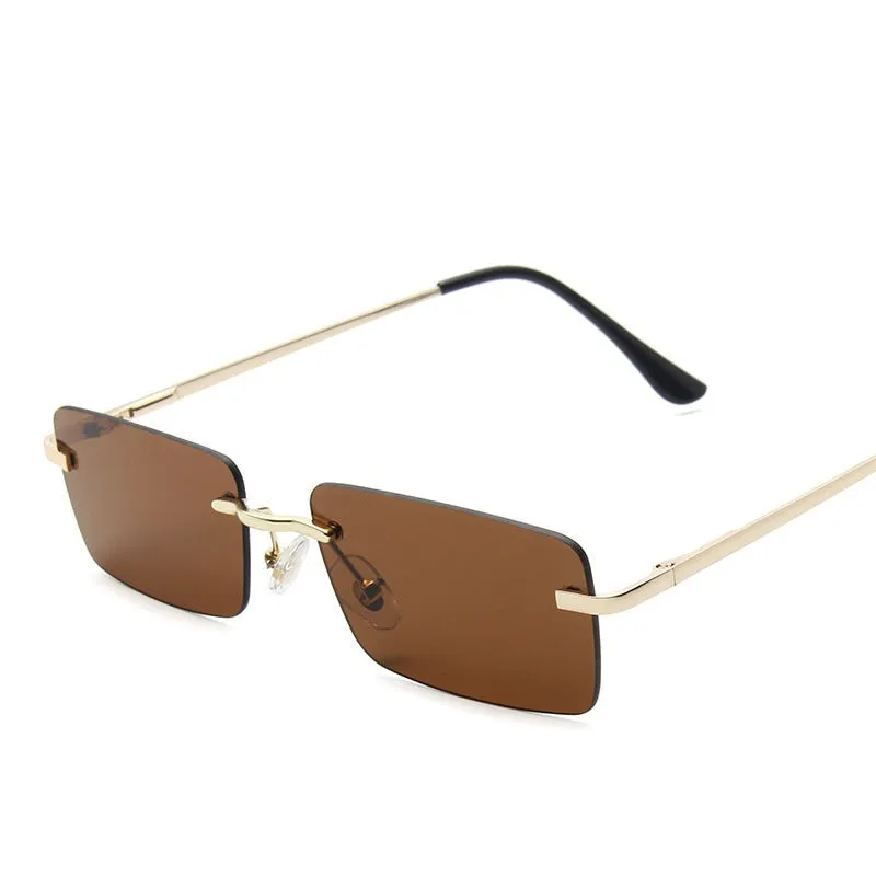 Chic Shade Rimless Sunglasses