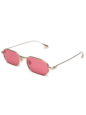 CHILLHANG Lightweight Metal Sunglasses - Red Lens