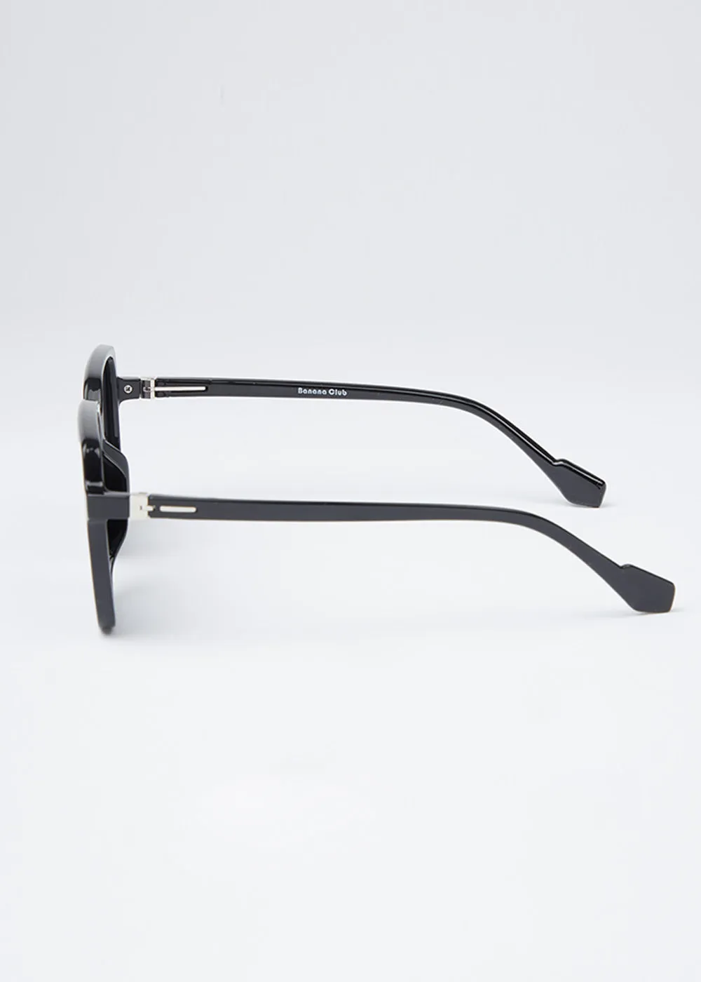 Classic Black Unisex Square Sunglasses