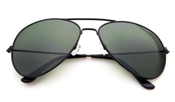 Classy Men Sunglasses Aviator Army Green