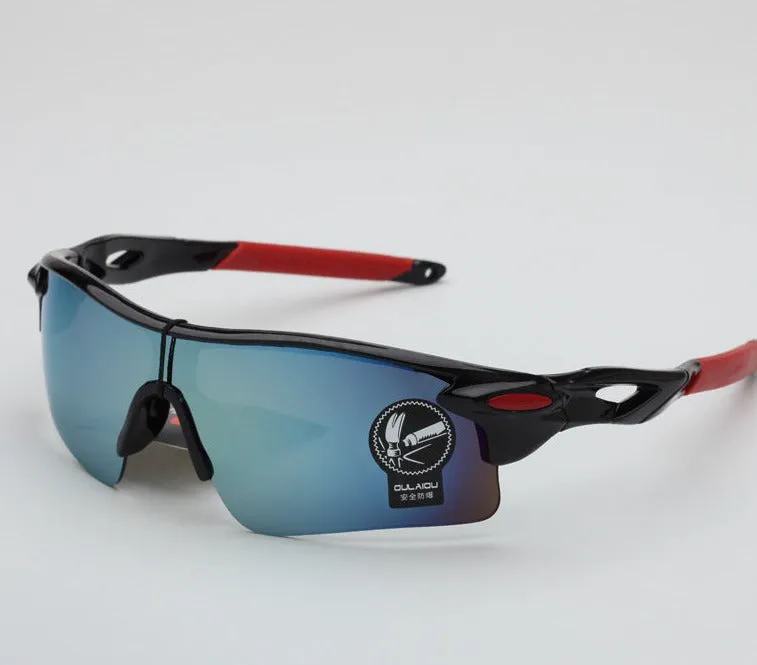 Dazzling Color Film Reflective Sunglasses Men's and Women's Outdoor Cycling Glasses New Sunglasses