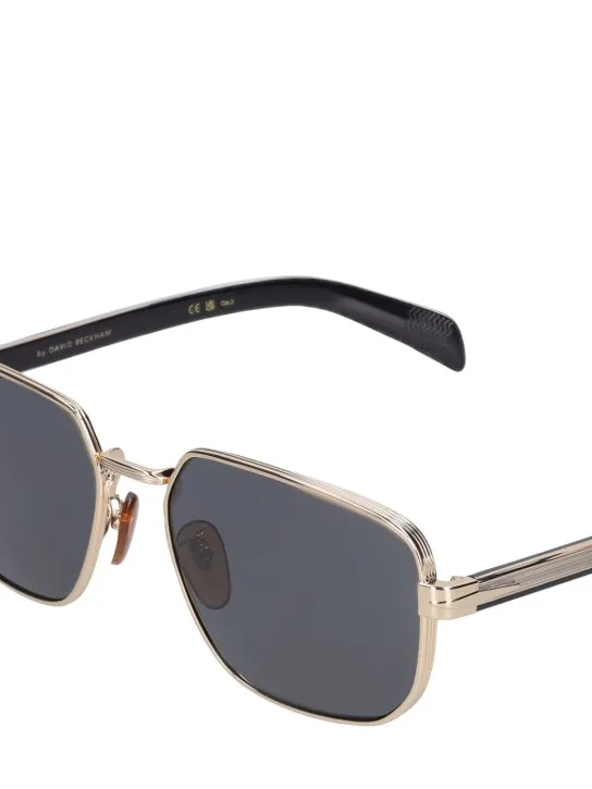 DB Eyewear by David Beckham   DB square metal sunglasses 