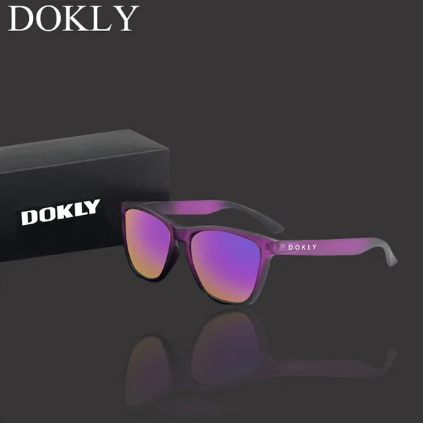 Dokly Brand Real Polarized Sunglasses Unisex Square Dokly02