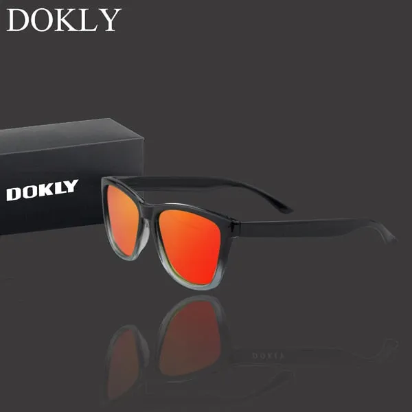 Dokly Brand Real Polarized Sunglasses Unisex Square Dokly02