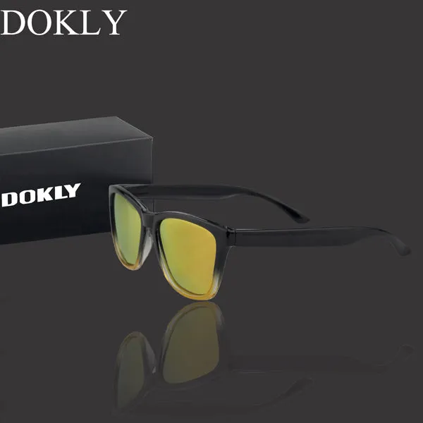 Dokly Brand Real Polarized Sunglasses Unisex Square Dokly02