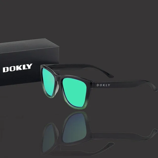 Dokly Brand Real Polarized Sunglasses Unisex Square Dokly02