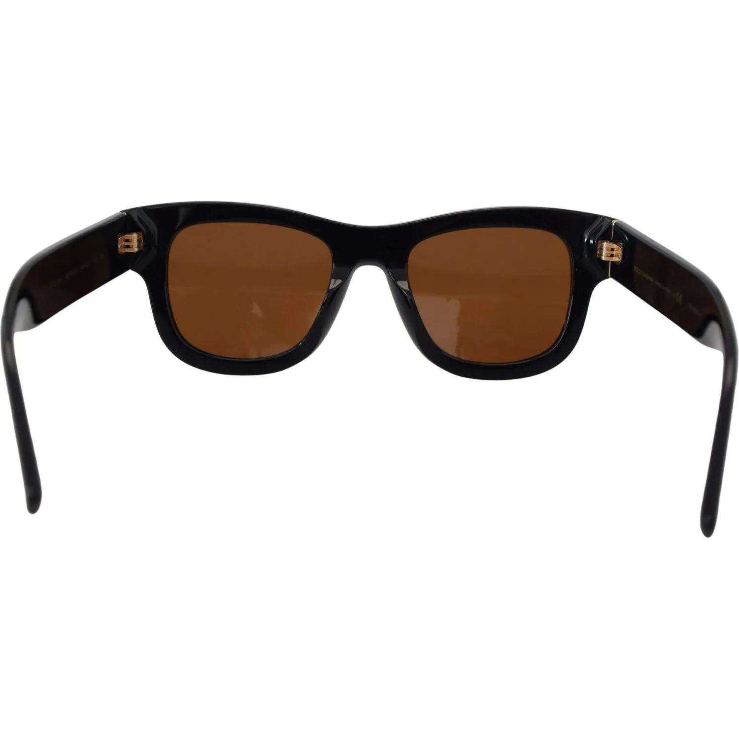 Dolce & Gabbana Chic Brown Acetate Sunglasses