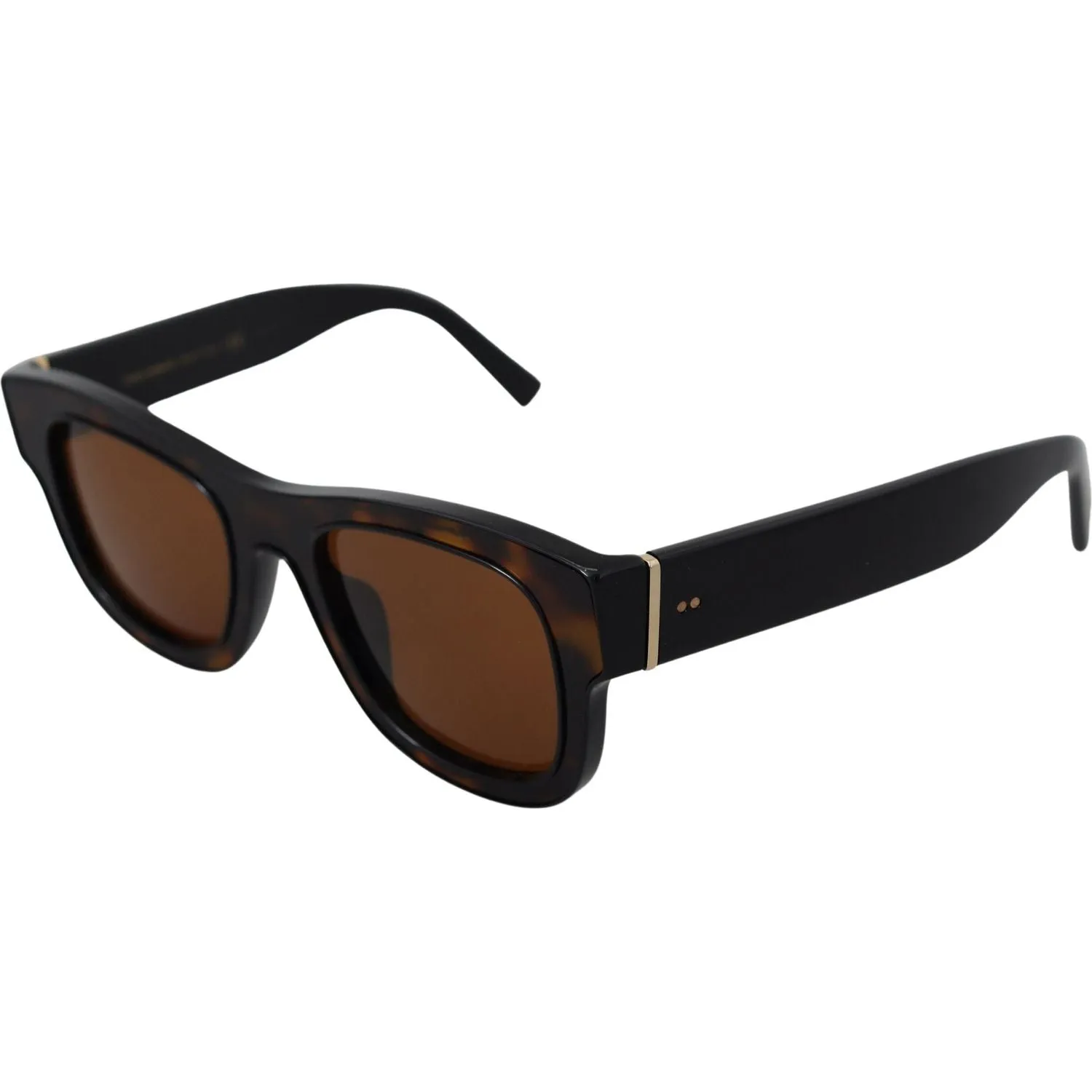 Dolce & Gabbana Chic Brown Acetate Sunglasses