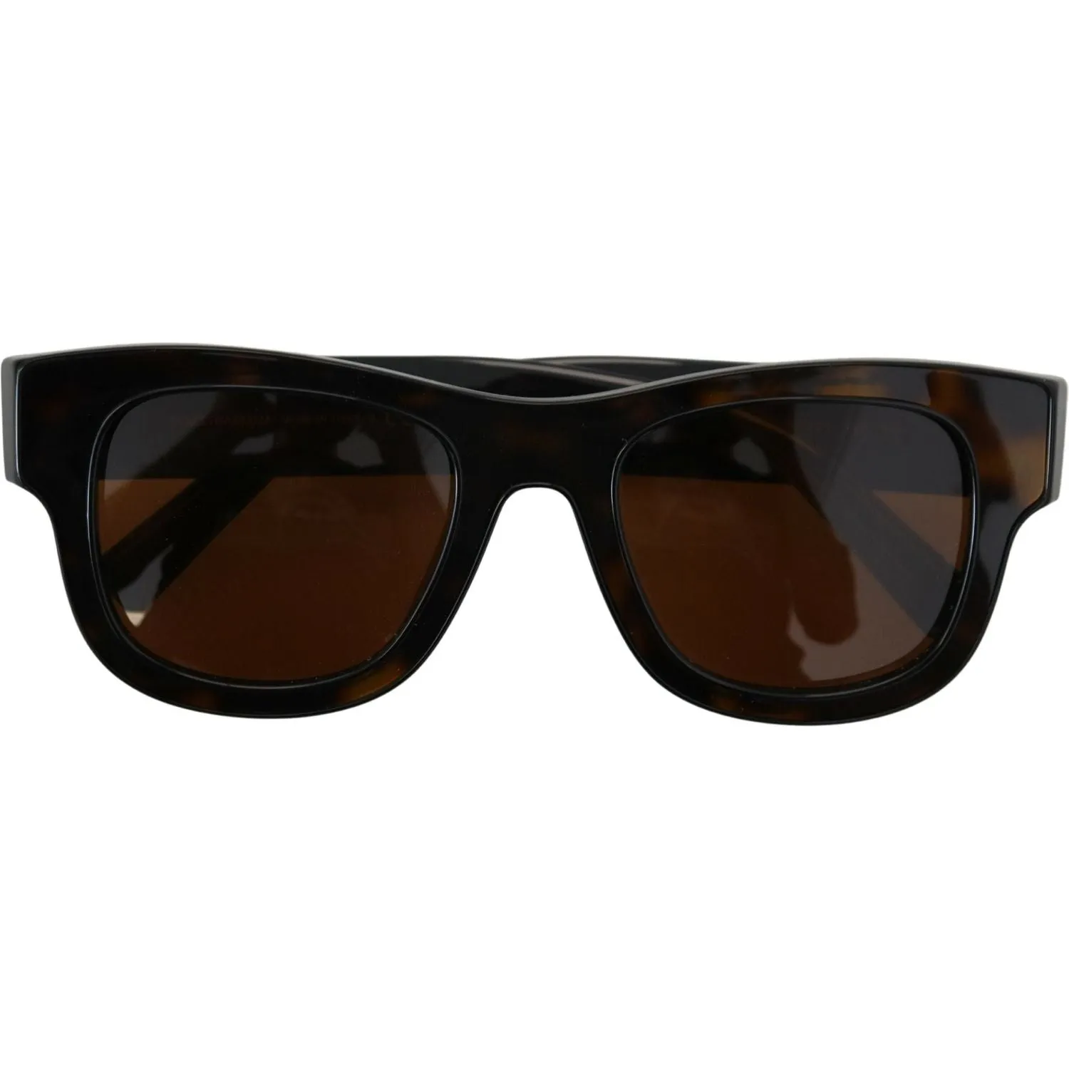 Dolce & Gabbana Chic Brown Acetate Sunglasses