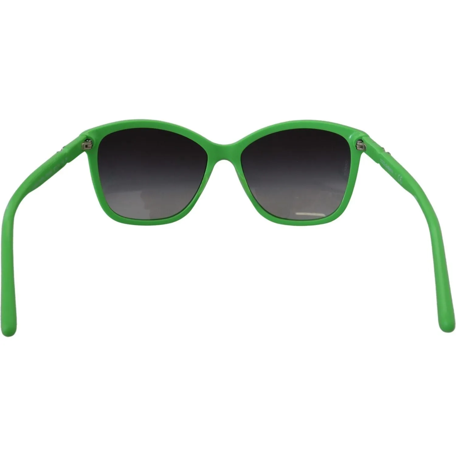 Dolce & Gabbana Chic Green Acetate Round Sunglasses