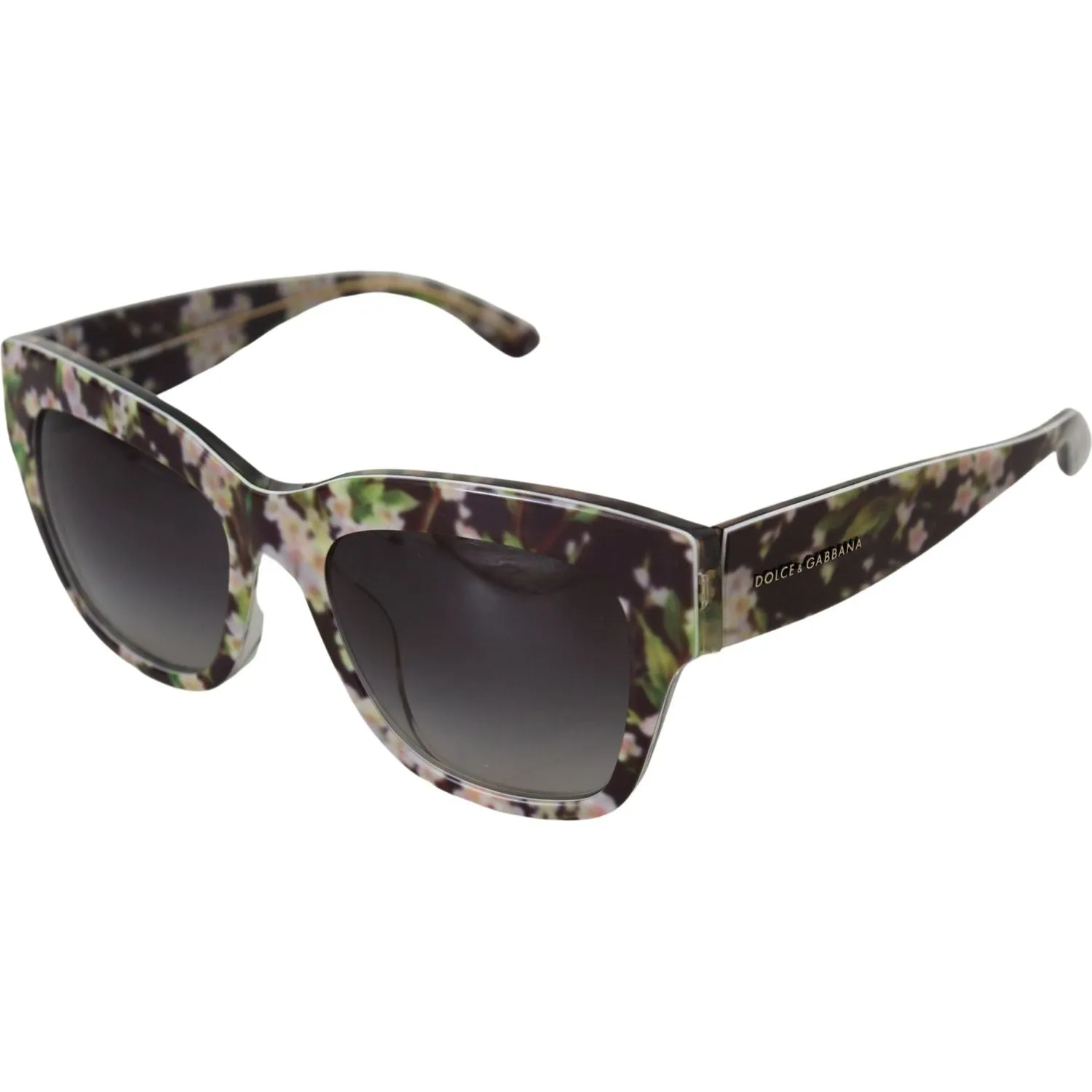 Dolce & Gabbana Elegant Black Multicolor Gradient Sunglasses