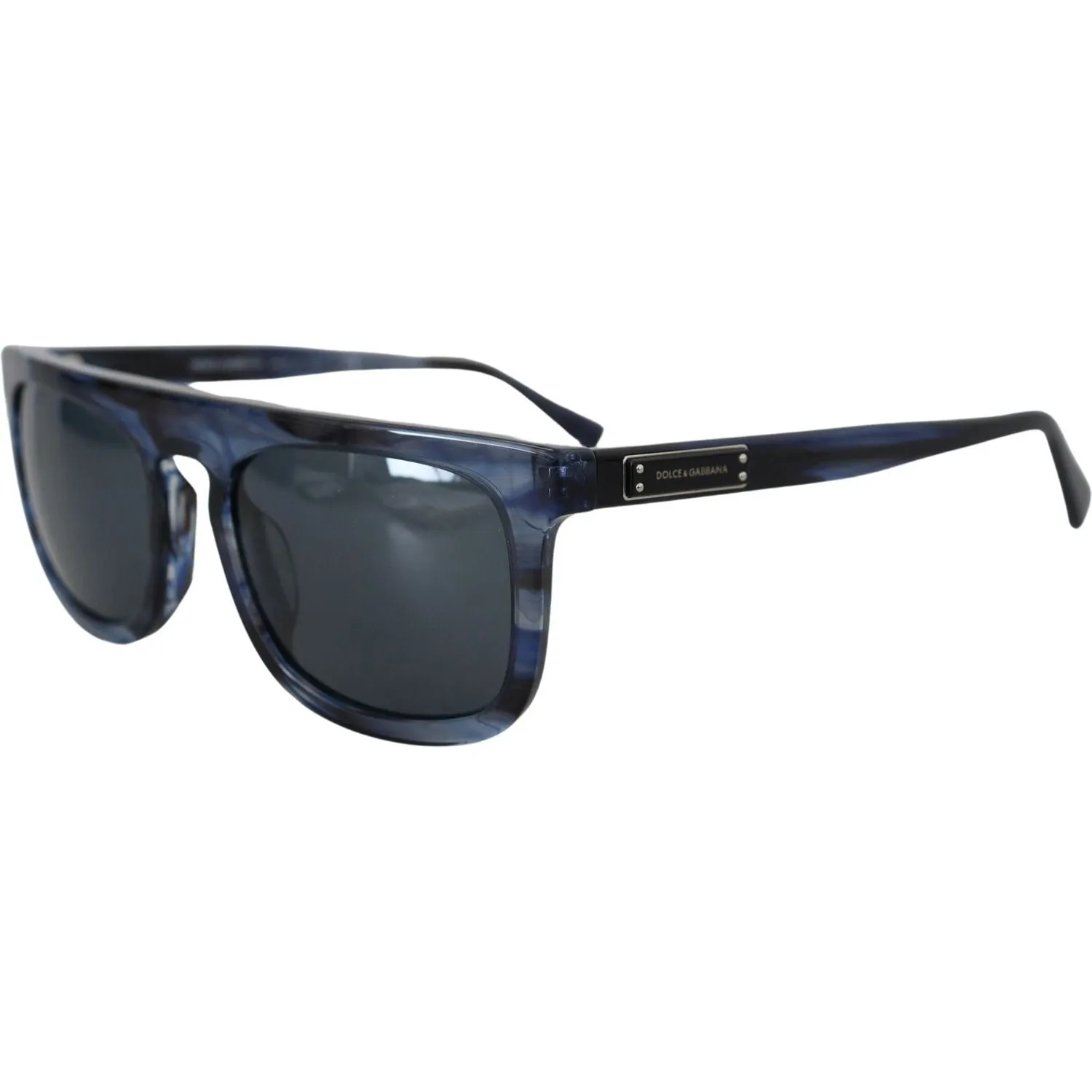 Dolce & Gabbana Elegant Blue Acetate Sunglasses