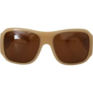 Dolce & Gabbana Elegant Cream Swarovski Sunglasses