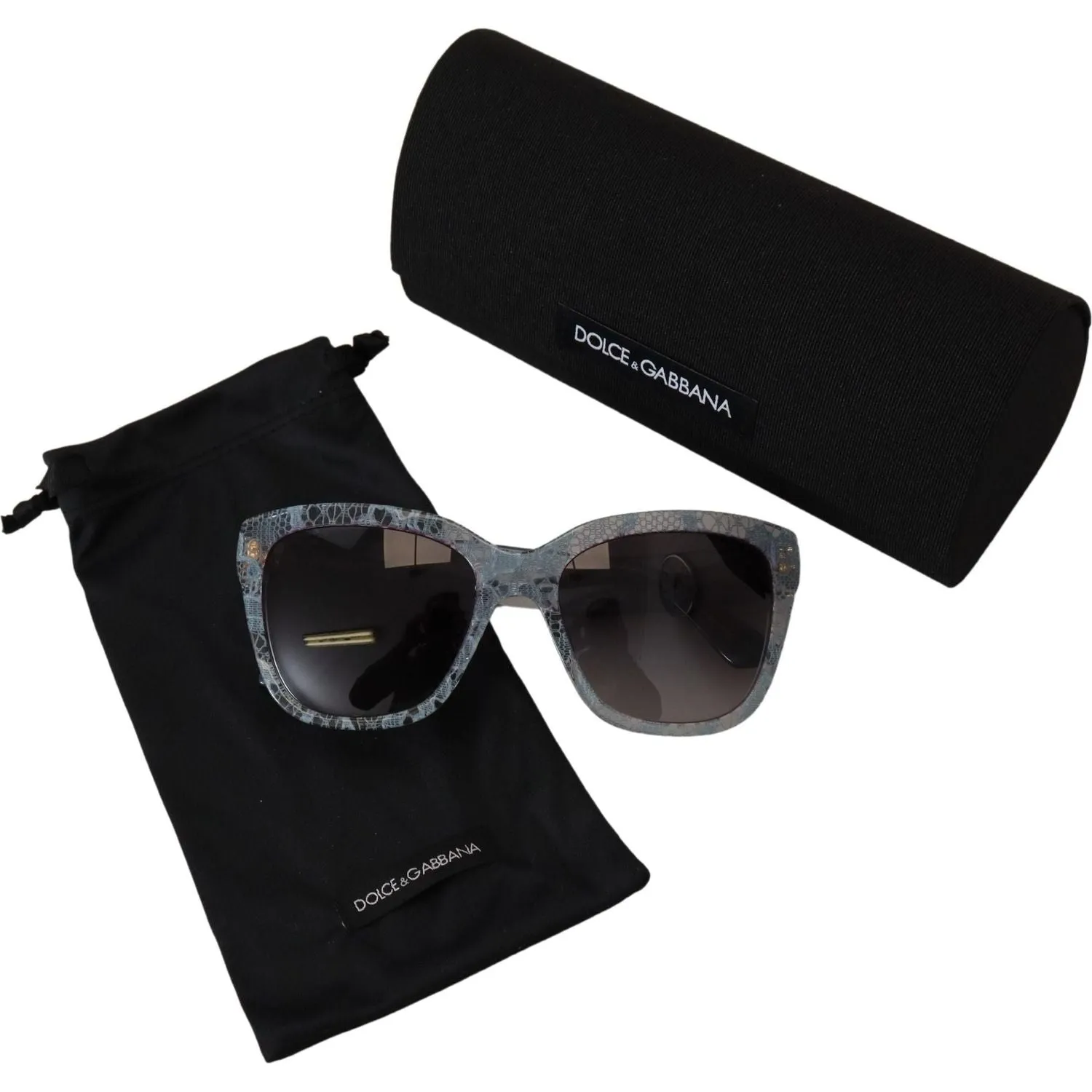 Dolce & Gabbana Elegant Sicilian Lace-Infused Women's Sunglasses