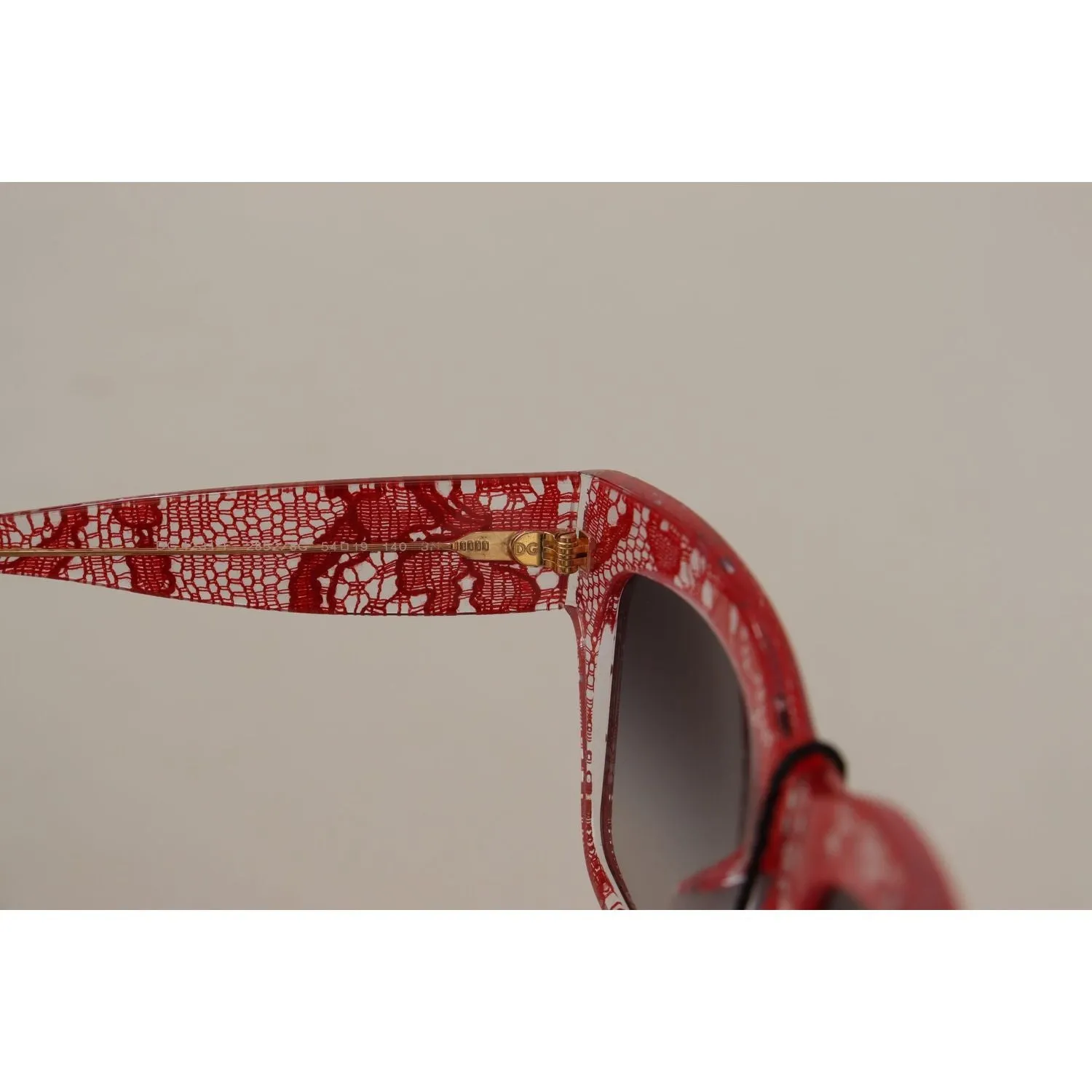 Dolce & Gabbana Elegant Sicilian Lace Insert Sunglasses