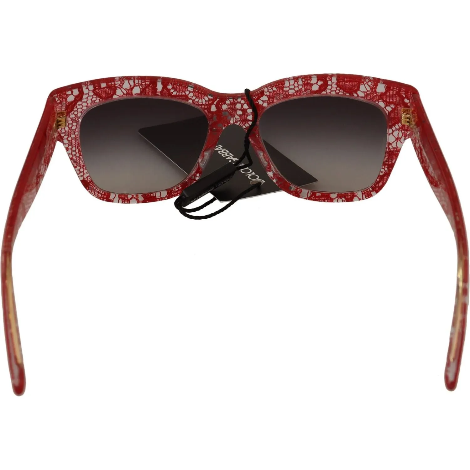 Dolce & Gabbana Elegant Sicilian Lace Insert Sunglasses