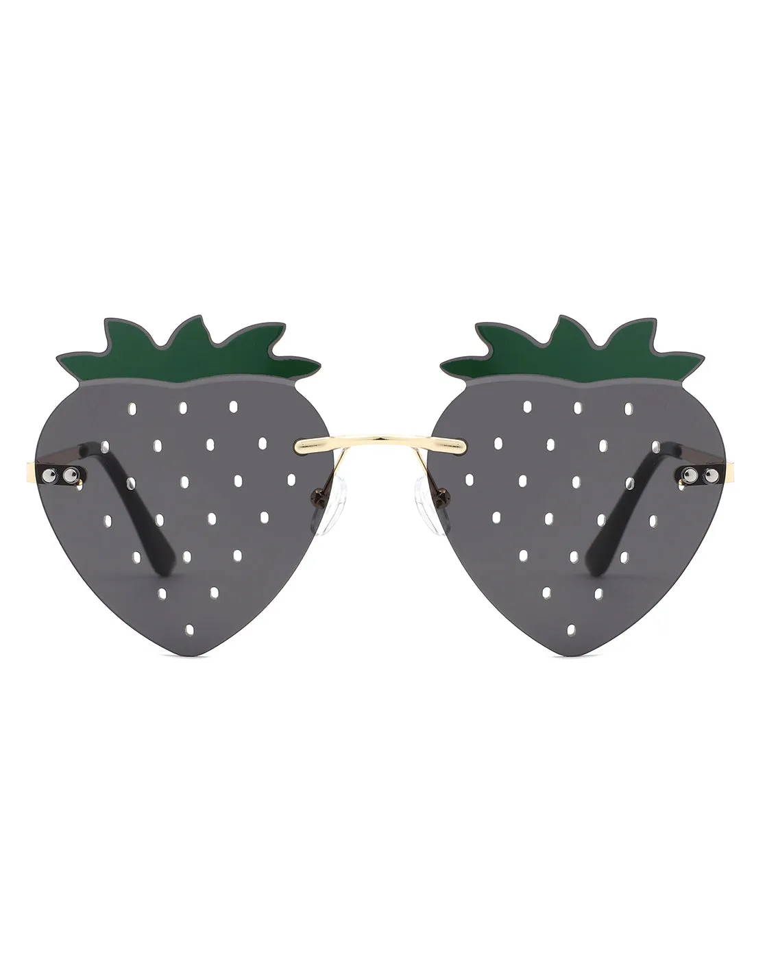 Drakon - Summer Party Novelty Colored Strawberry Sunglasses