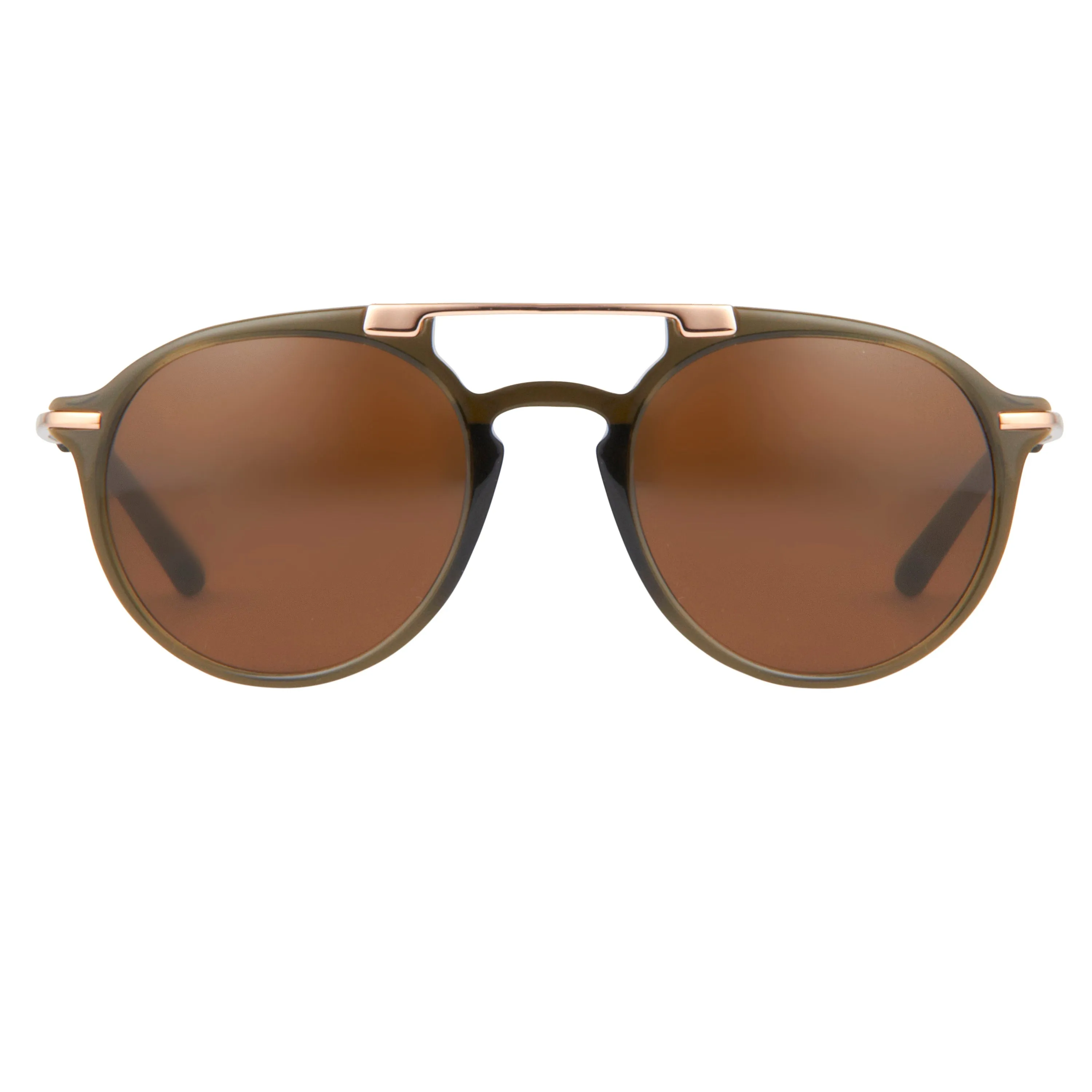 Dries Van Noten Unisex Round Brown Sunglasses DVN54C5SUN