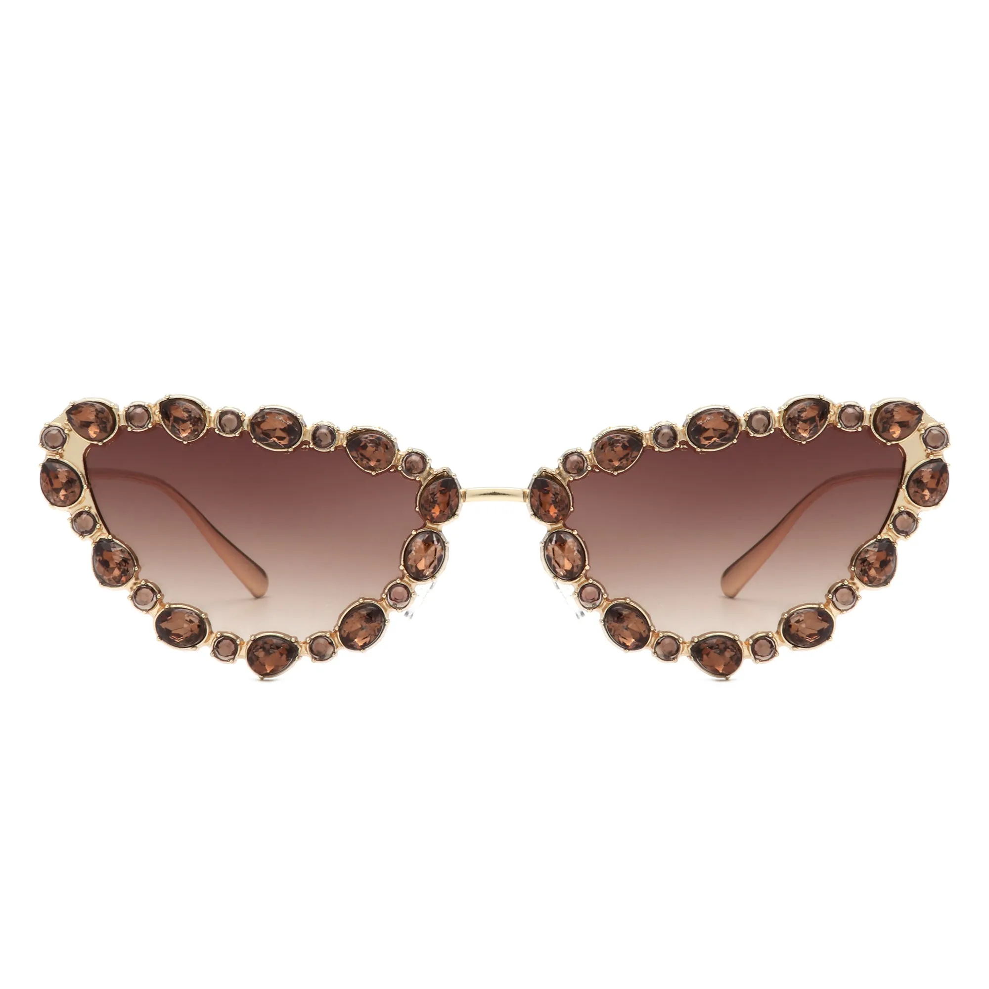 Elevate - Luxury Rhinestone Cat Eye Sunglasses