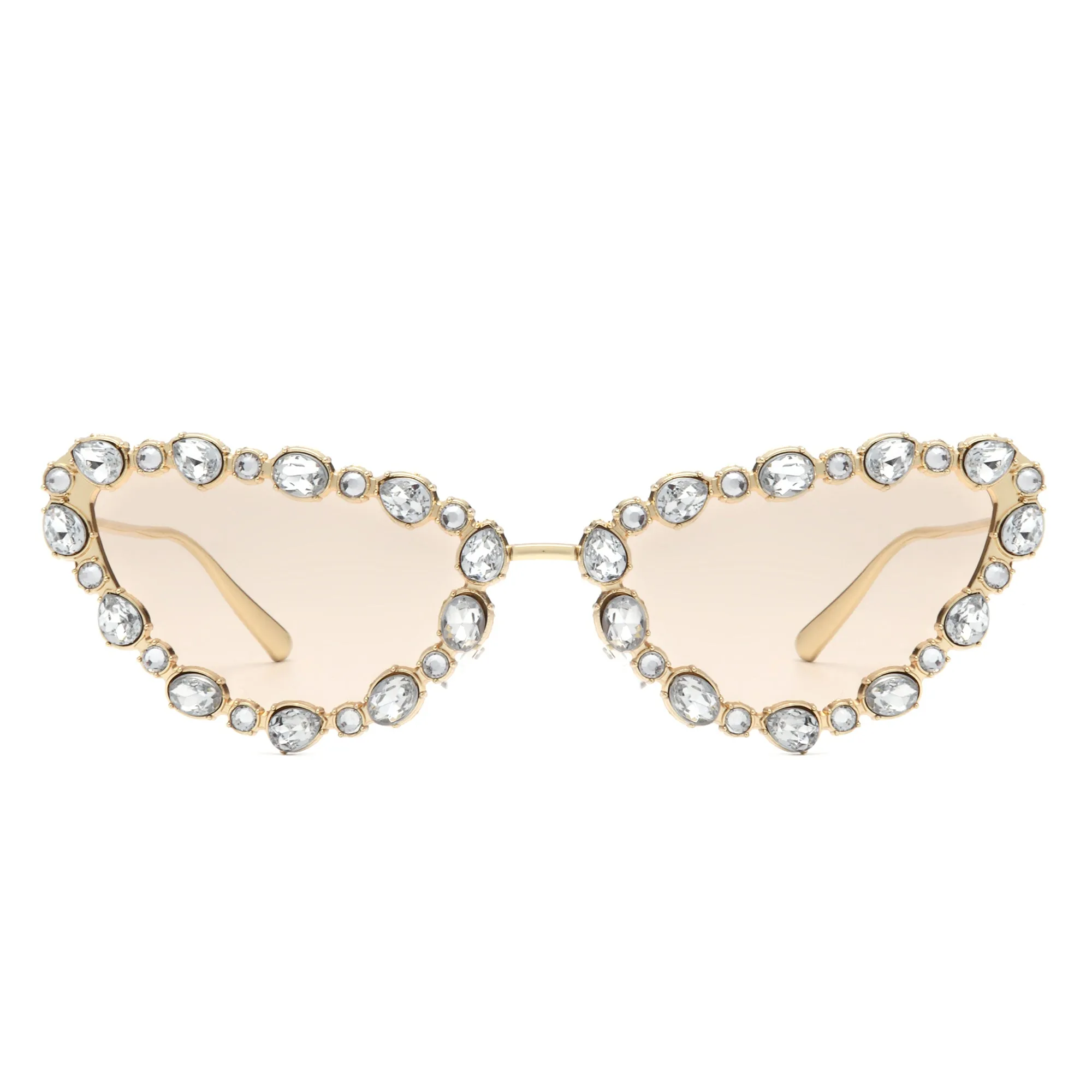 Elevate - Luxury Rhinestone Cat Eye Sunglasses