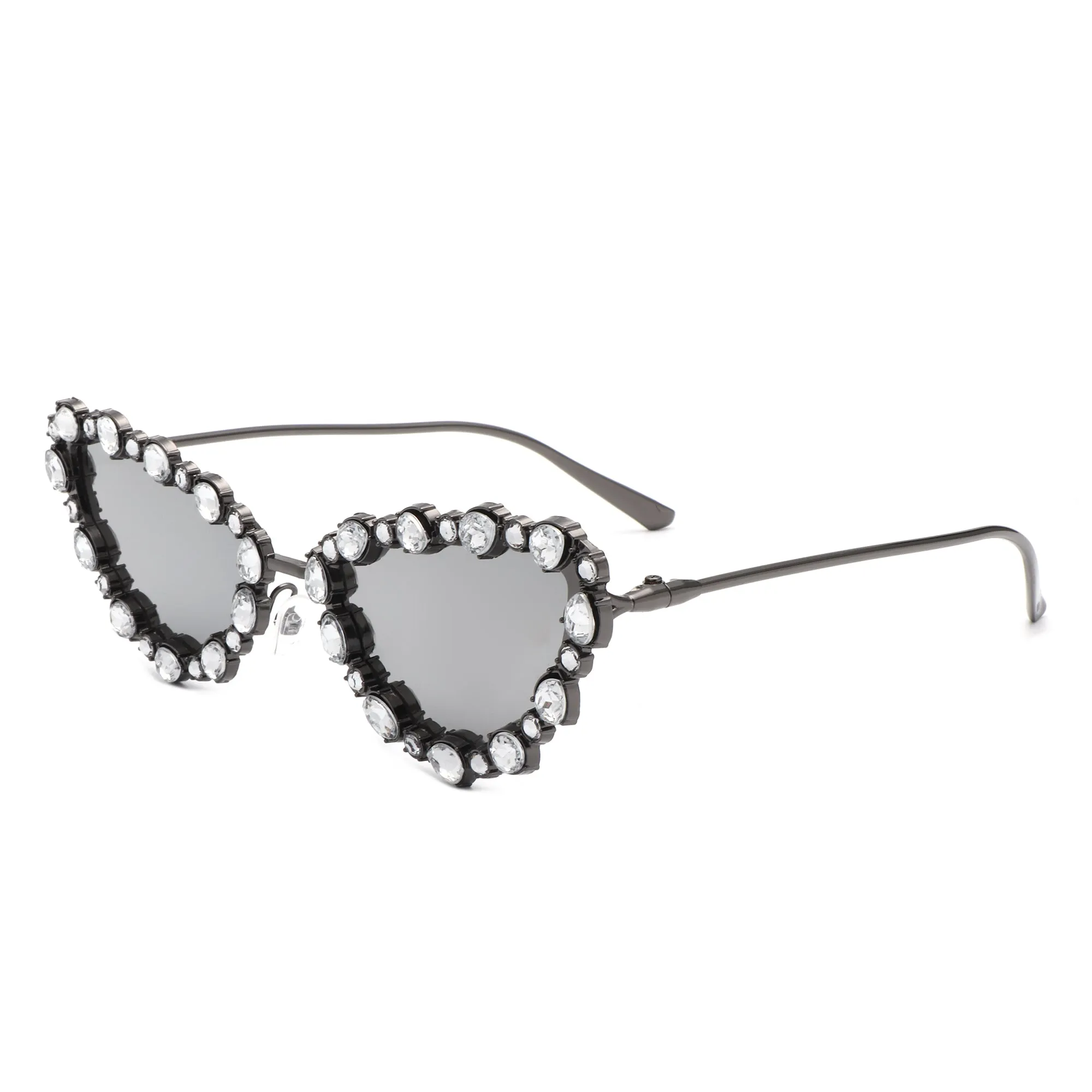 Elevate - Luxury Rhinestone Cat Eye Sunglasses