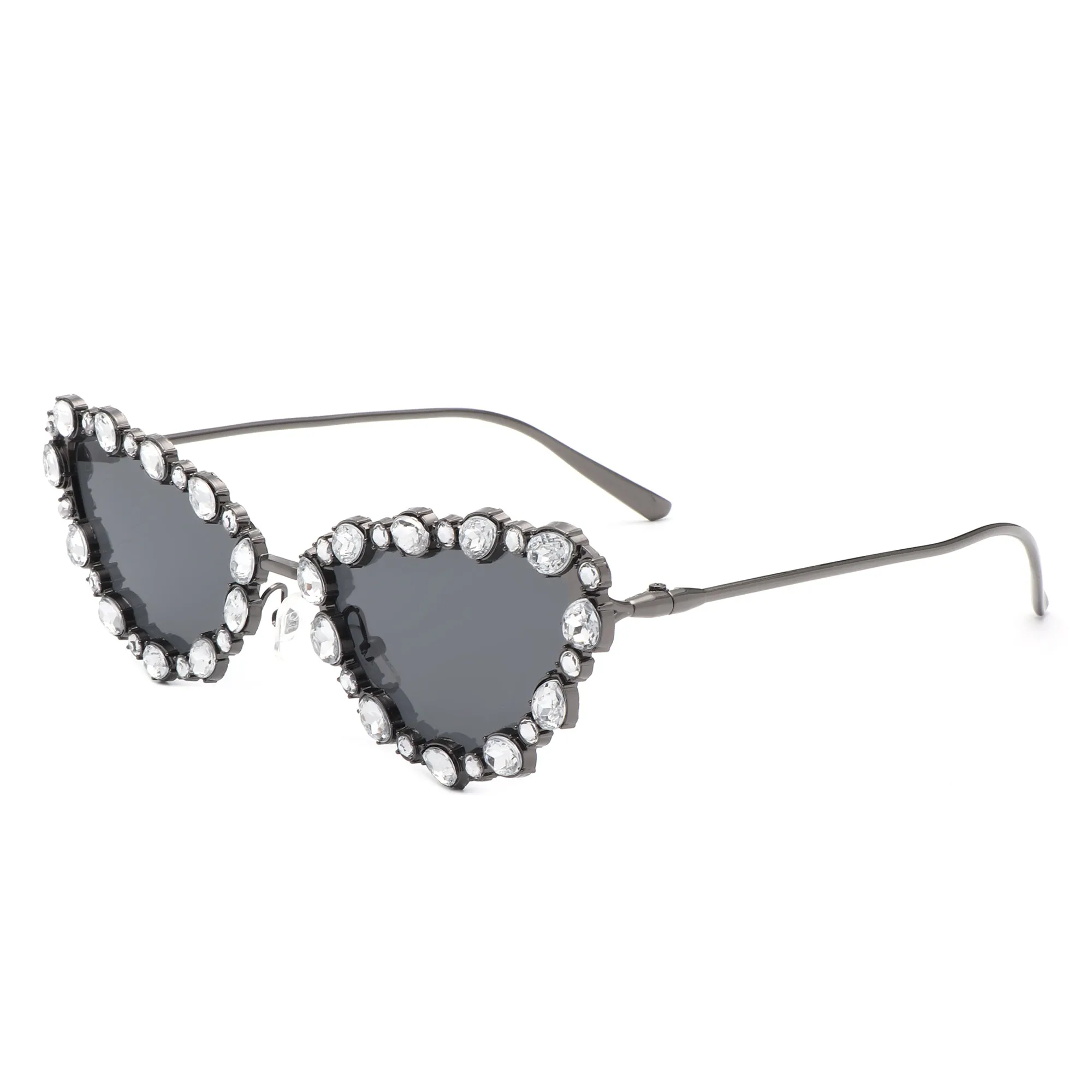 Elevate - Luxury Rhinestone Cat Eye Sunglasses