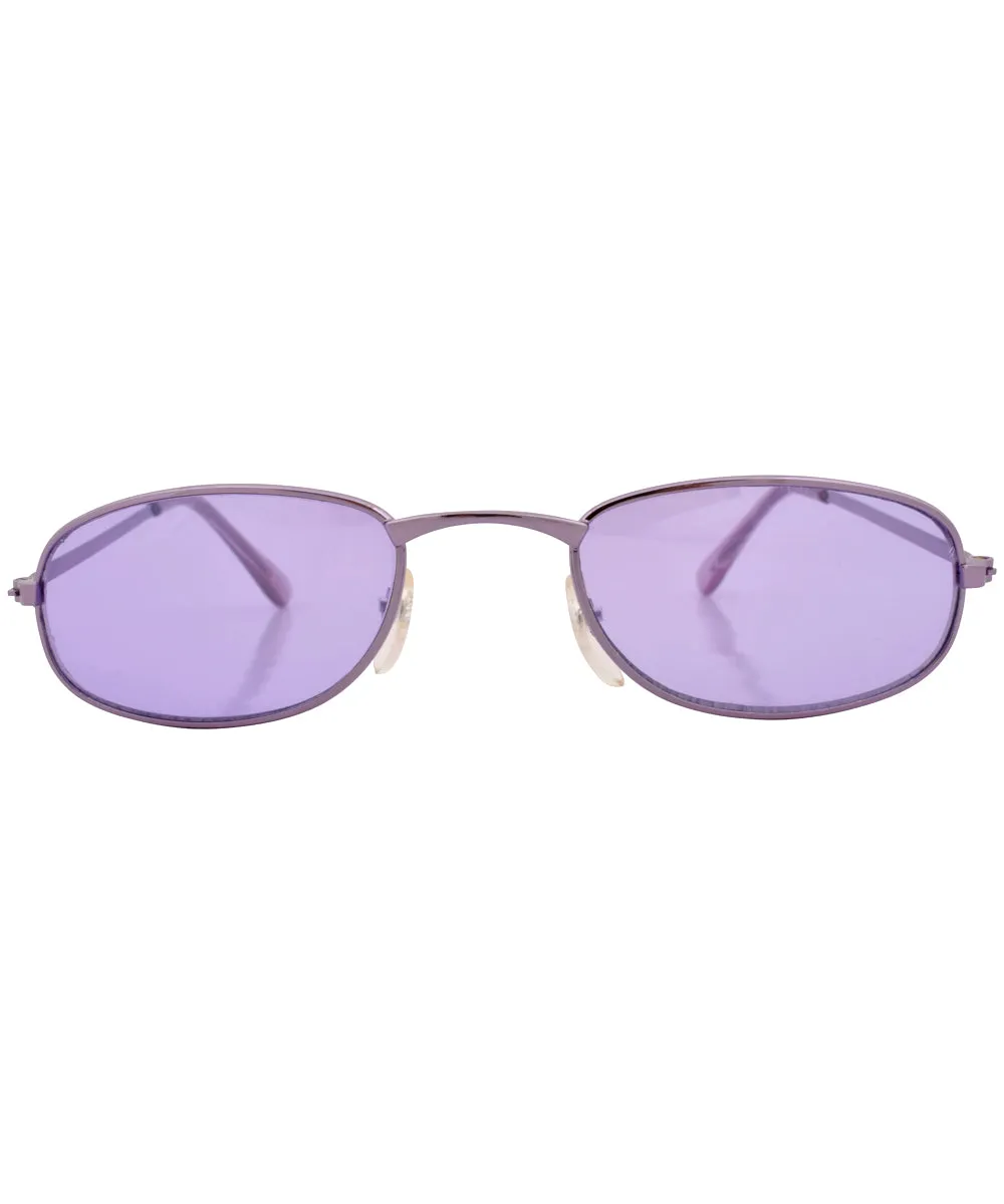 EMOTION Purple Square Sunglasses